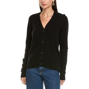 Maison Heritage Womens  Lea Cashmere Cardigan, Black